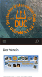 Mobile Screenshot of duc-duesseldorf.de
